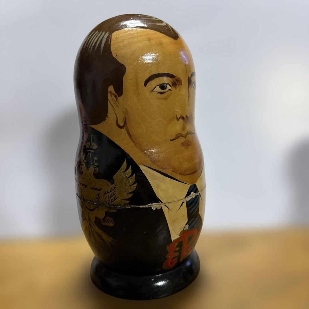 【ロシア土産】2008年購入 歴代大統領マトリョーシカ／レアデザイン