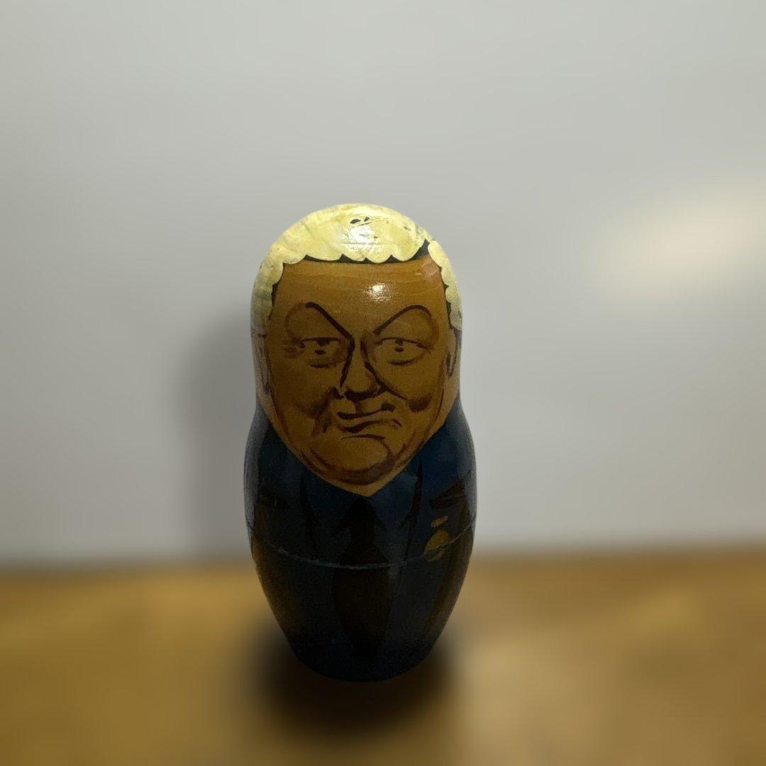 【ロシア土産】2008年購入 歴代大統領マトリョーシカ／レアデザイン