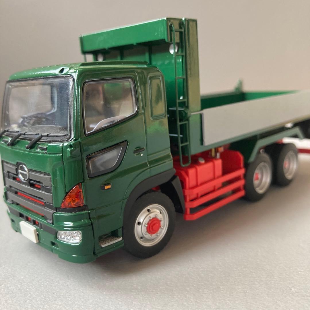 1/50 ケンクラフト　日野プロフィアダンプトラック　緑
