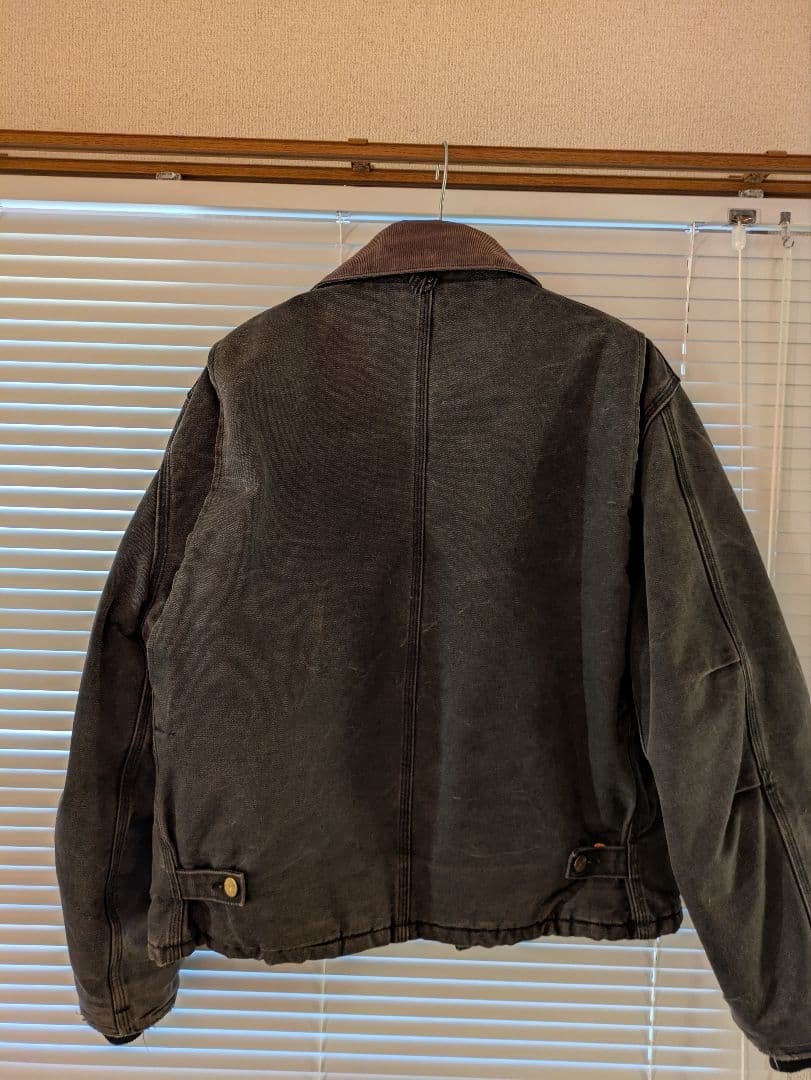 Carhartt トラディショナルジャケット　古着　短丈 ブラック