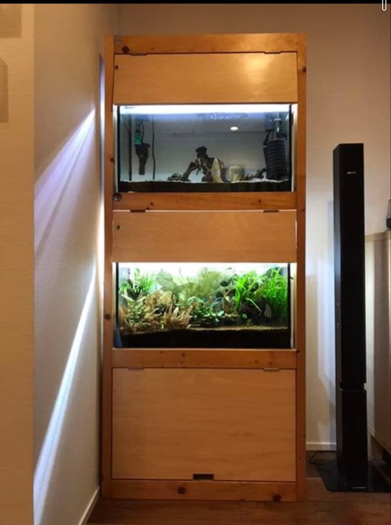 引き取り限定　APAP水槽台 60cm水槽　アピストマンション　多段式