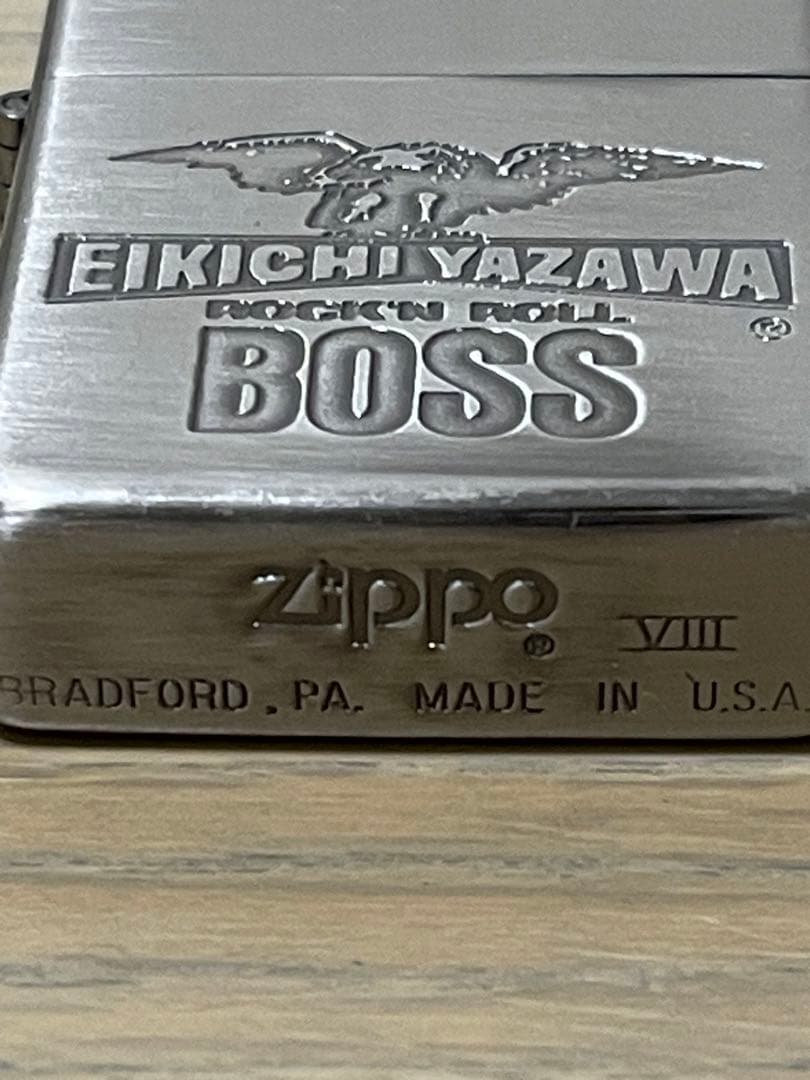 矢沢永吉様【希少品】 ZIPPO BOSS ライター