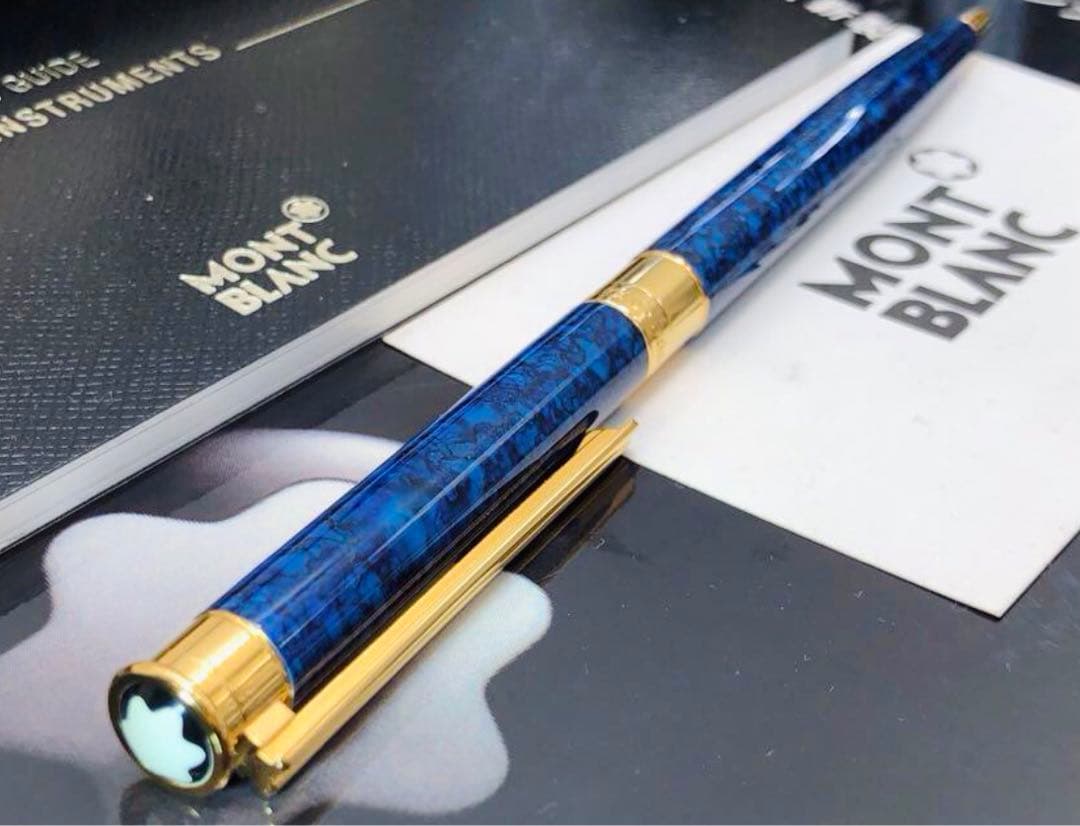 モンブラン　幸運・金運を呼び寄せる！入手困難な逸品のラピスデザイン特別なノブレス