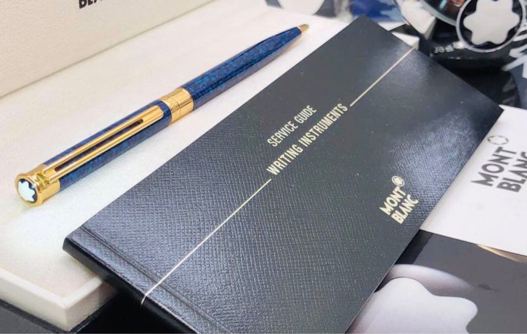 モンブラン　幸運・金運を呼び寄せる！入手困難な逸品のラピスデザイン特別なノブレス