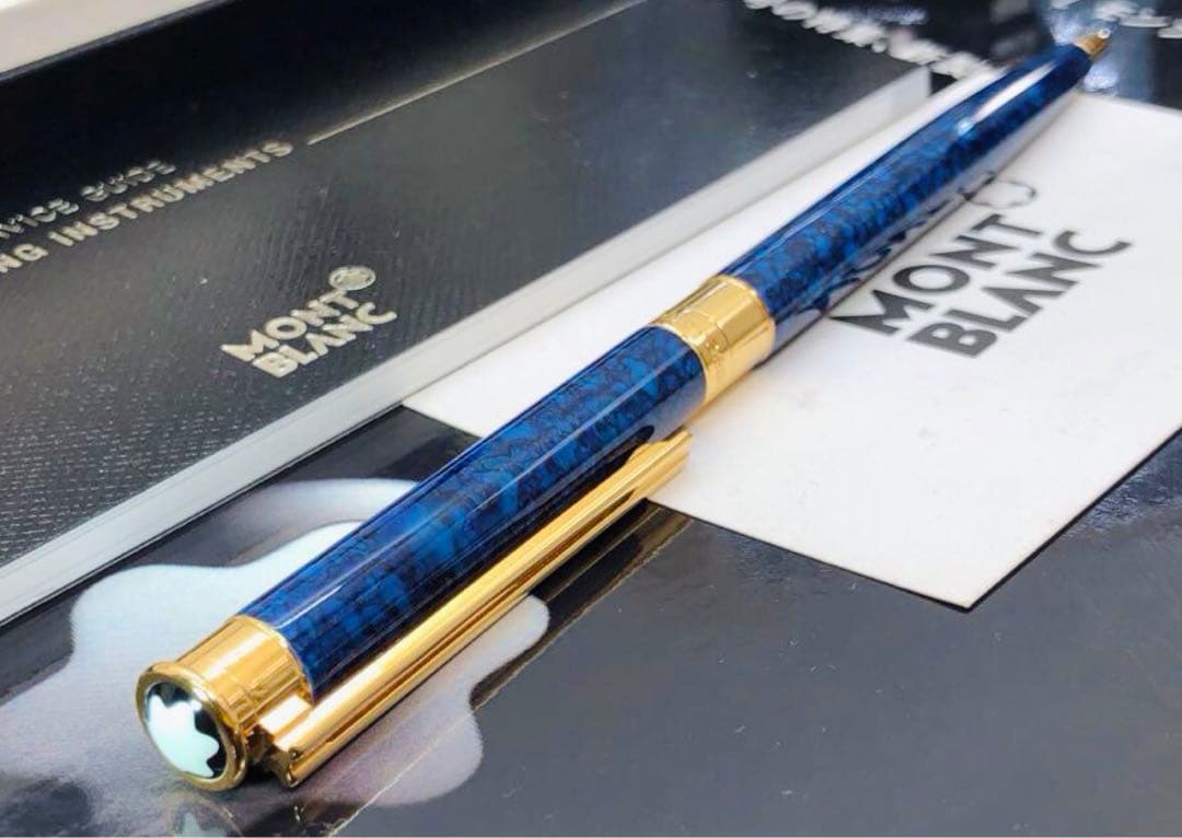 モンブラン　幸運・金運を呼び寄せる！入手困難な逸品のラピスデザイン特別なノブレス