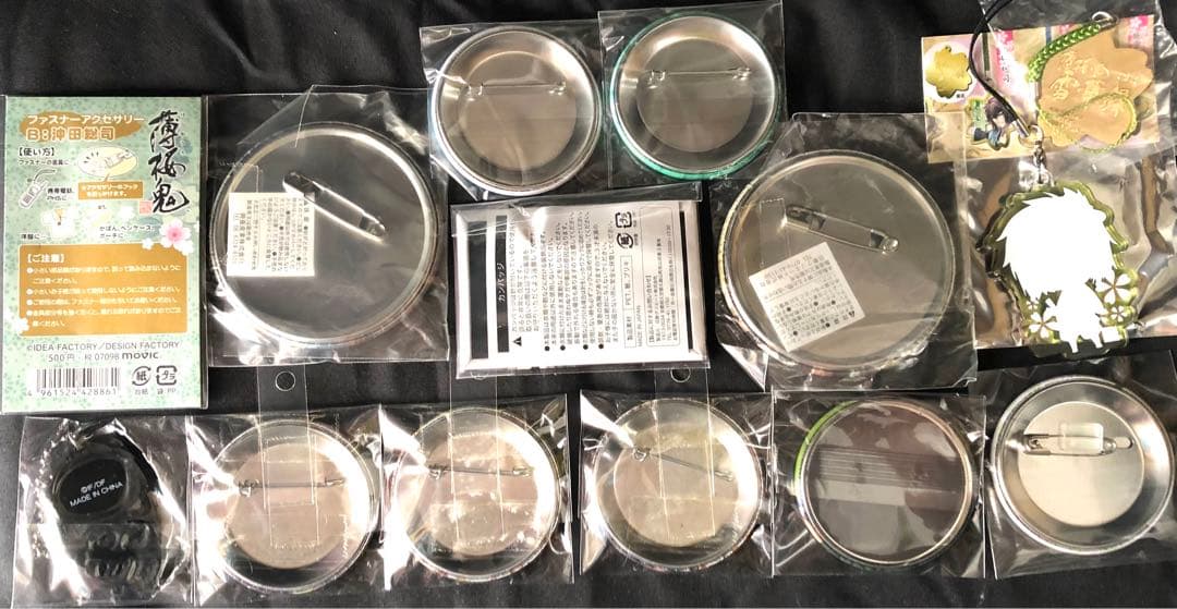 薄桜鬼 缶バッジ アクセサリー マグネット ストラップ 沖田