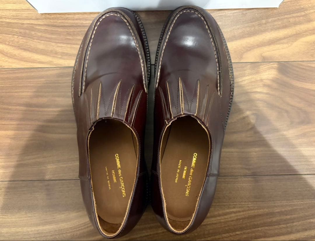 COMME des GARCONS HOMME 00s スリットゴア シューズ