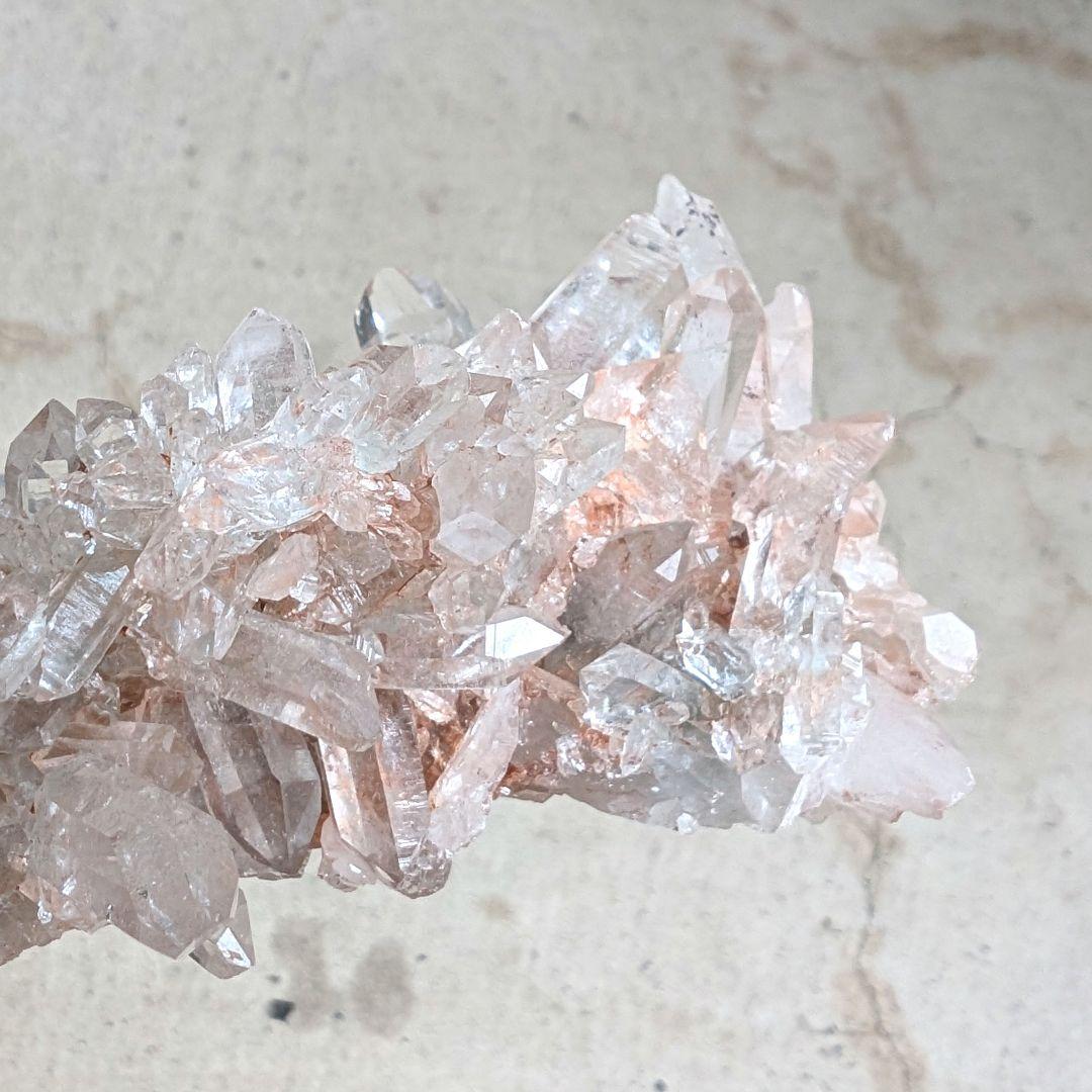 【高品質】ヒマラヤ水晶　マニカラン　クラスター　ハイクオリティ　インテリア
