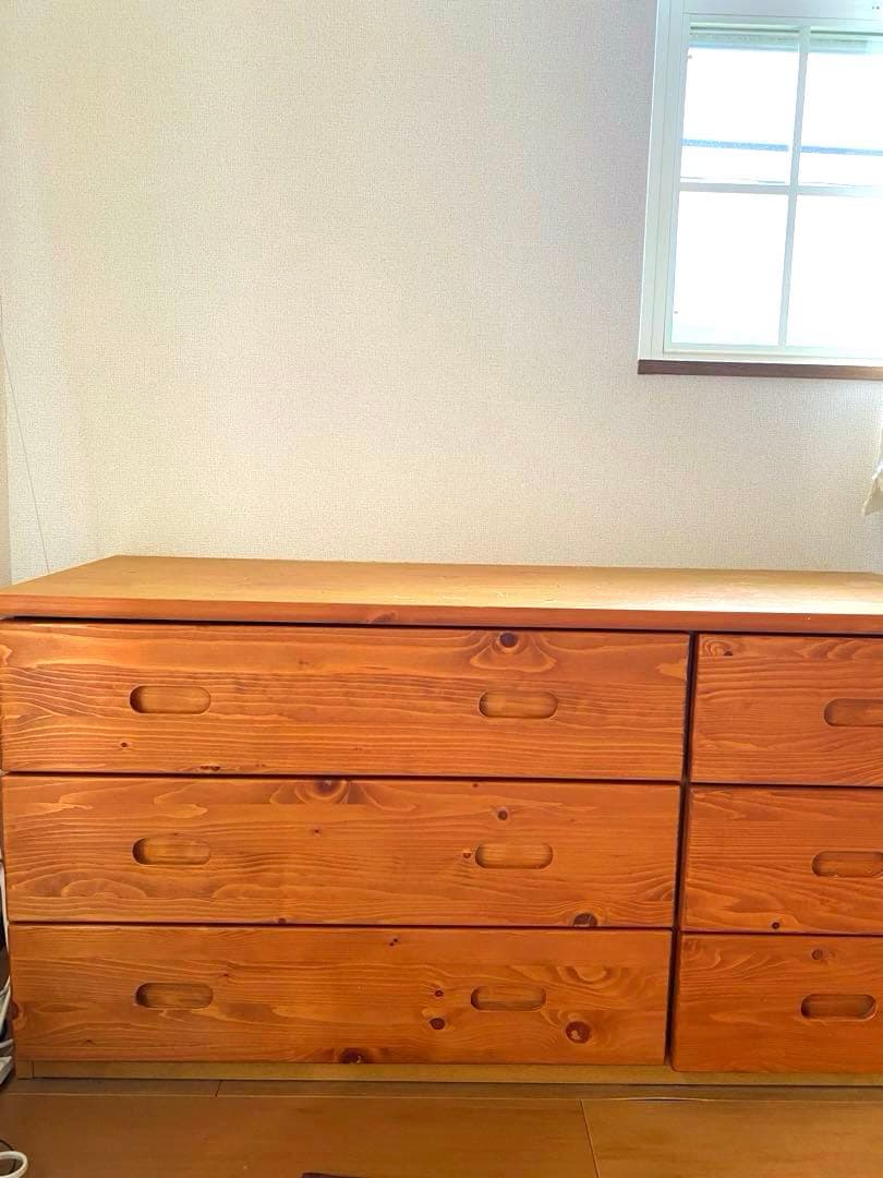 kurashino パイン無垢材　ローチェスト