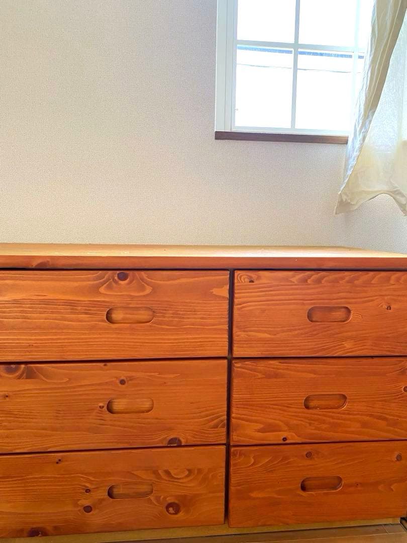 kurashino パイン無垢材　ローチェスト