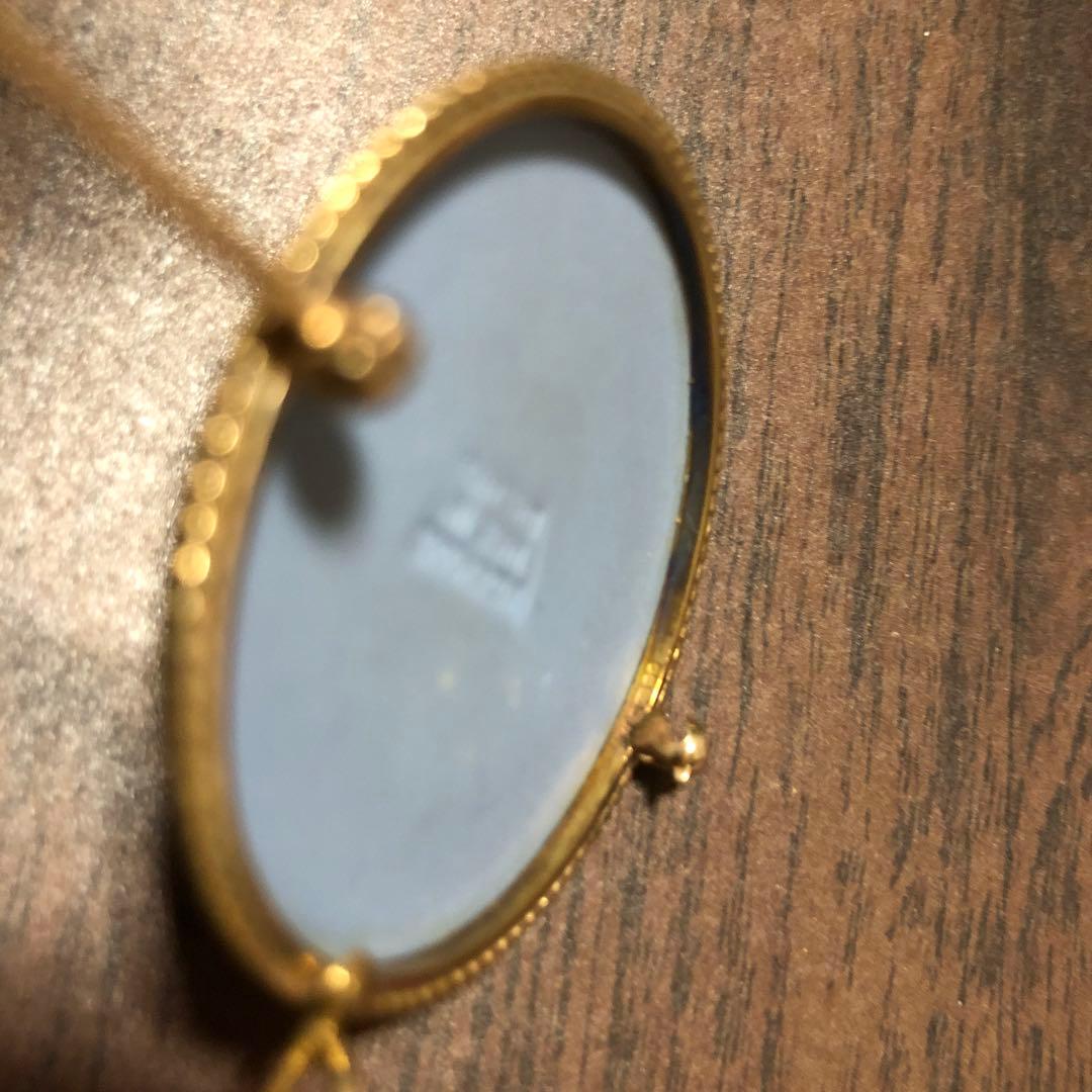  ウェッジウッド　K9　375刻印 カメオ ブローチ