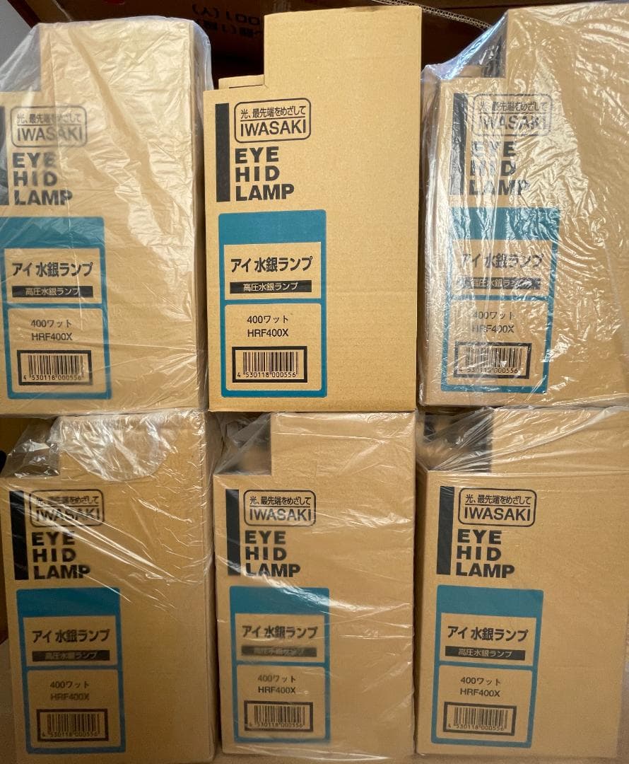 未使用品 岩崎電気 アイ 水銀ランプ HRF400X ６個セット