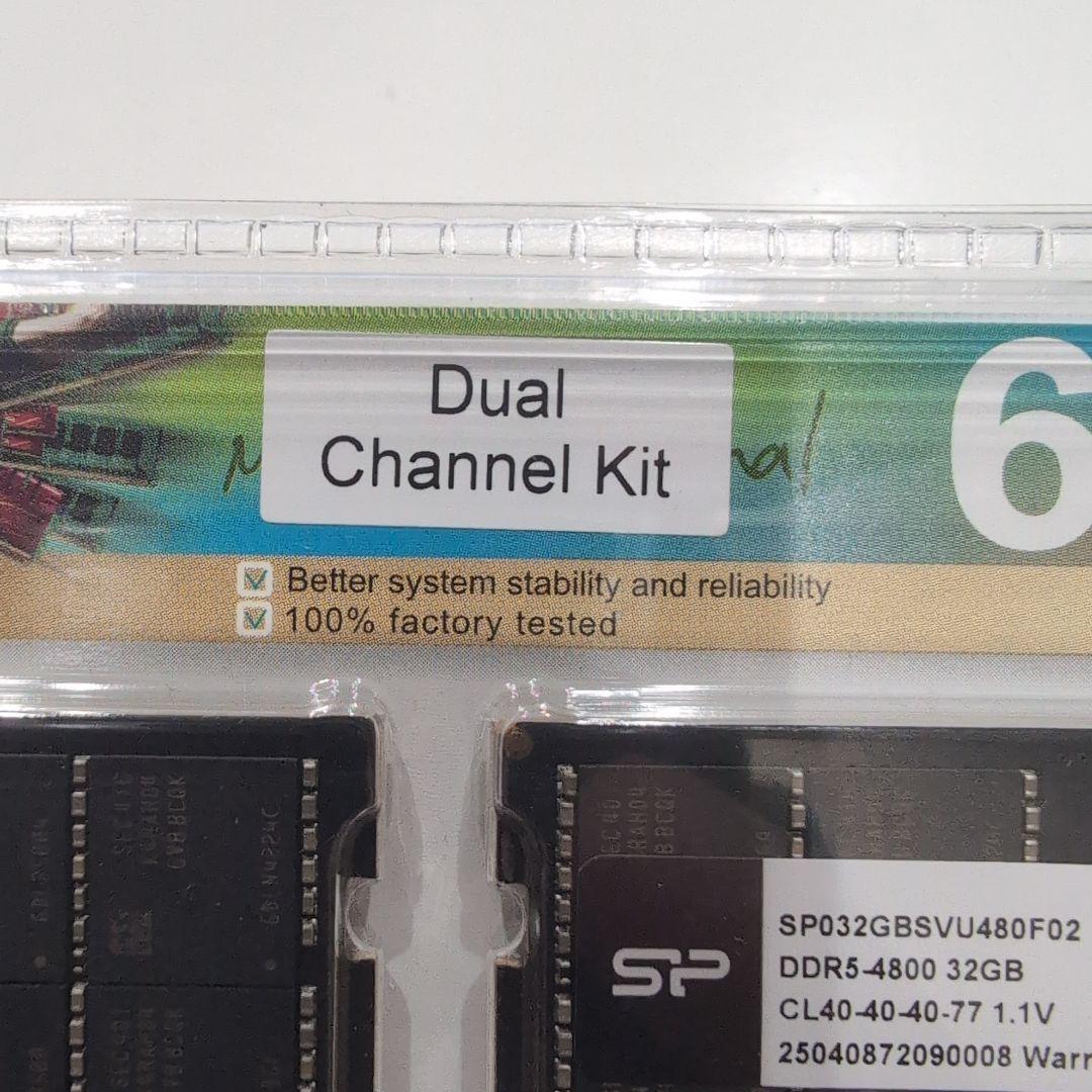 値下応じますSP 64GB DDR5 4800 Dual Channel Kit
