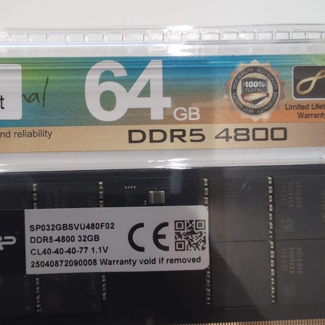 値下応じますSP 64GB DDR5 4800 Dual Channel Kit