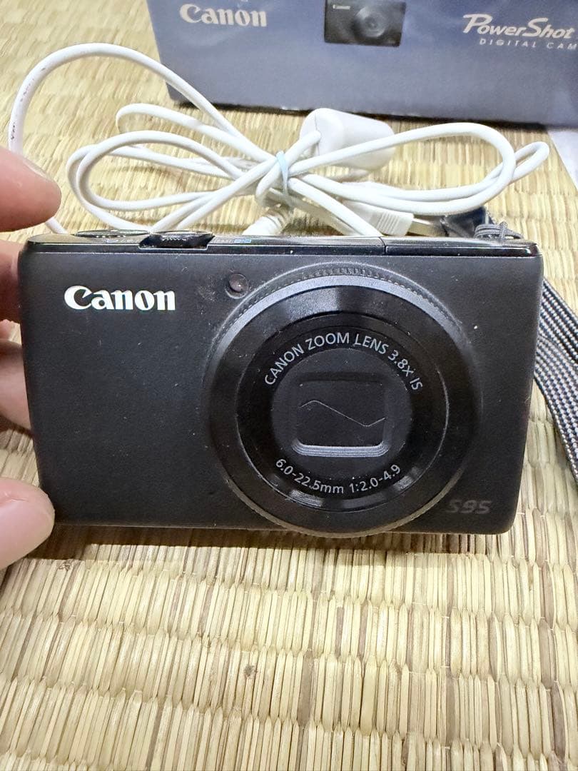 動画有り状態良キャノン Canon PowerShot S95 ブラック　純正