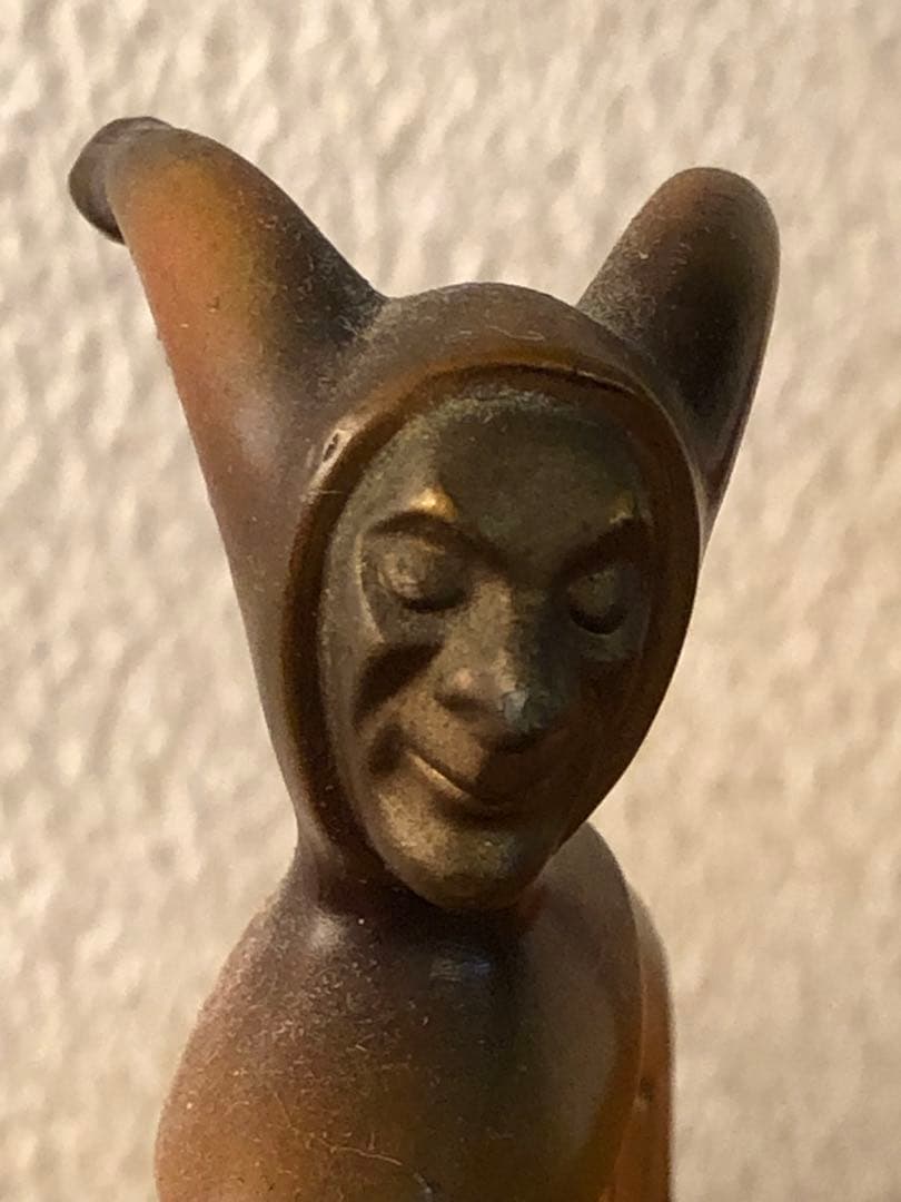 アンティーク　ハーレクイン　ジェスチャー　ツーフェイス　50s レトロ