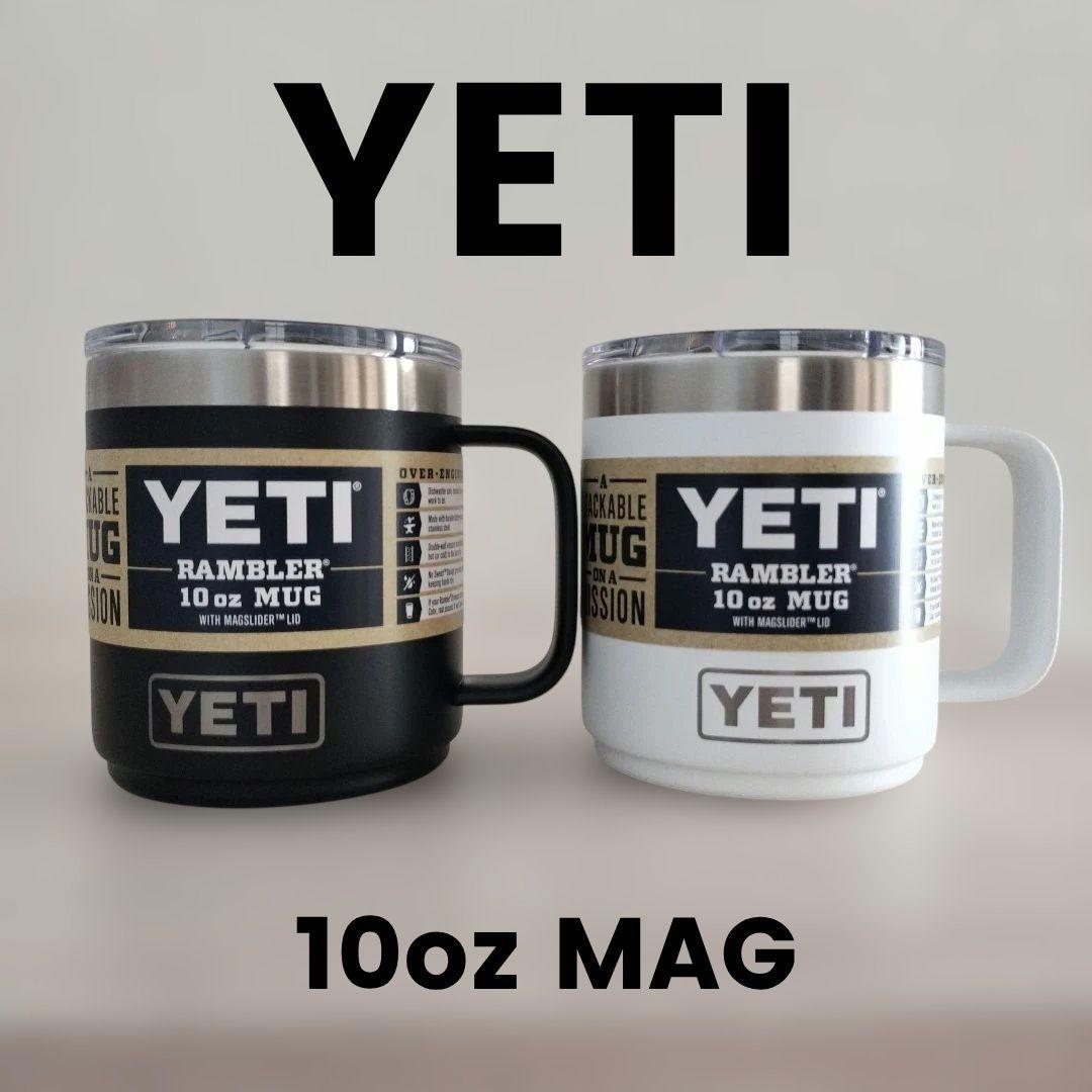 新品未使用 YETI Rambler 10oz Mug ブラック&ホワイト
