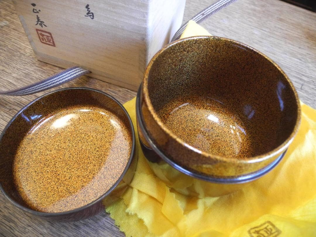 C３２）茶道具　坂本正春　棗（なつめ）時鳥　ホトトギス