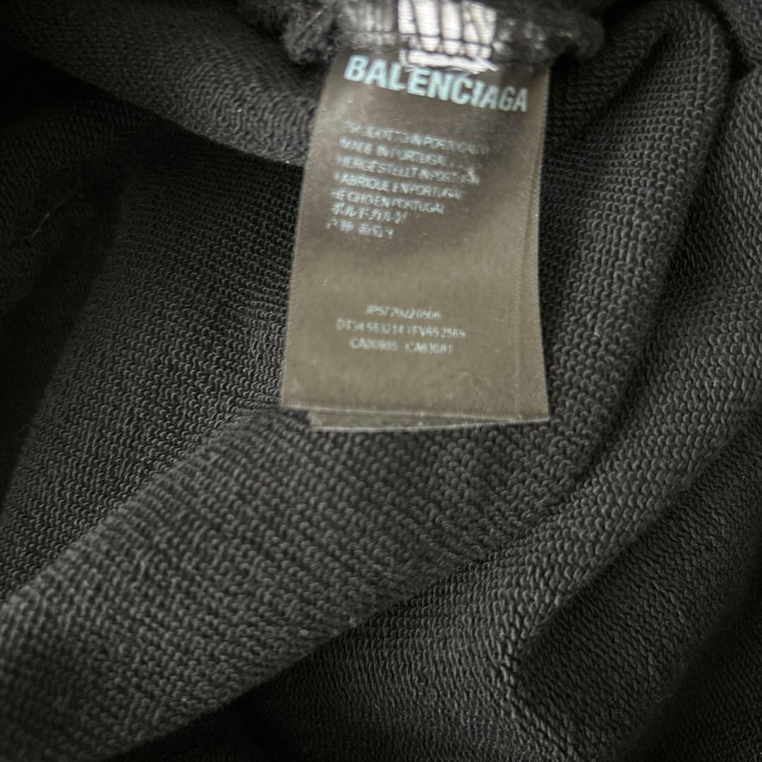 BALENCIAGA バレンシアガ　パーカー　ブラックLサイズ