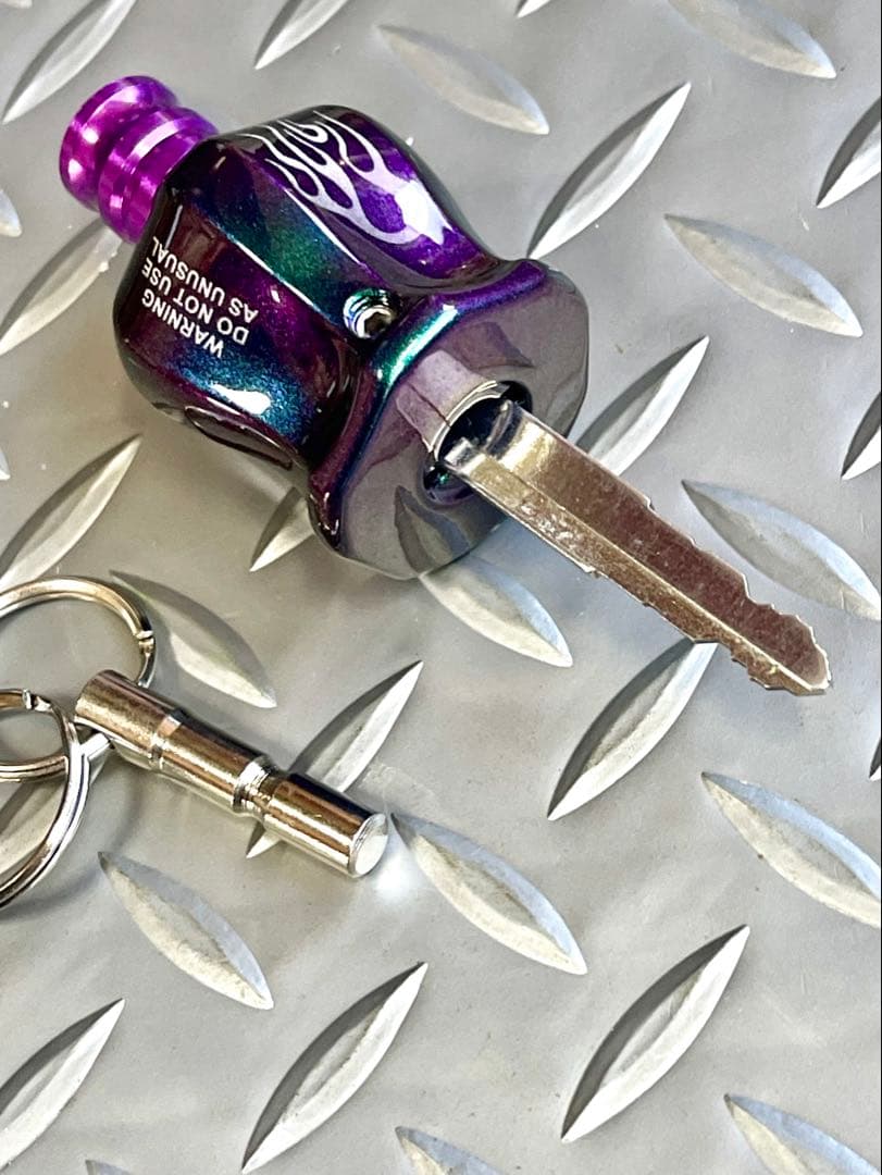 マックツール、2019限定、DGS2,改造グリップキーホルダー紫、マジョーラ使用