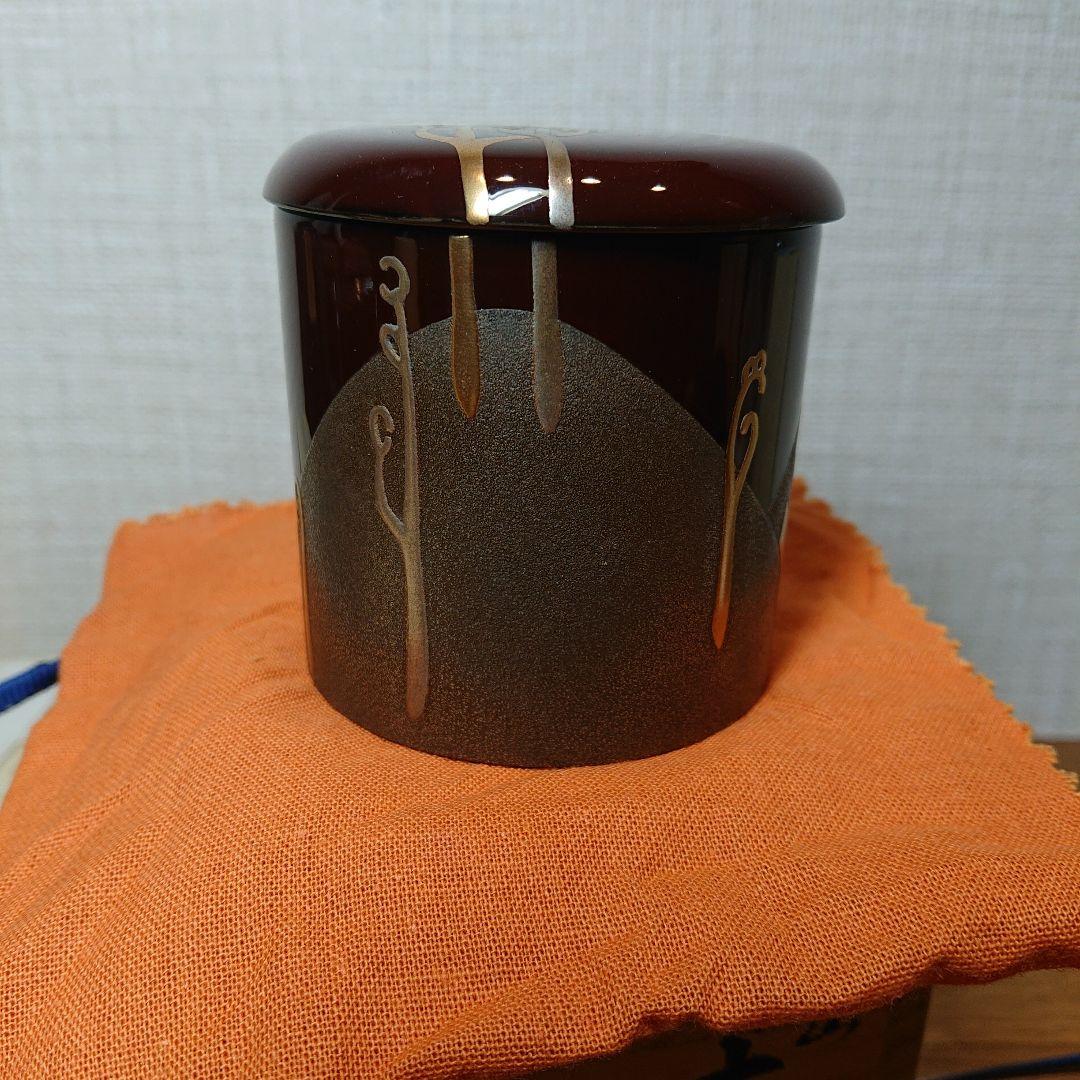 茶道具 棗 寸切 蕨山