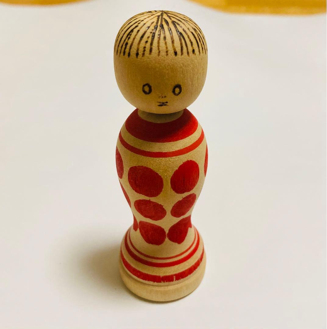 100%ORANGE 個展 コケーシカ 鎌倉 こけし 箱付 及川賢治 手描き