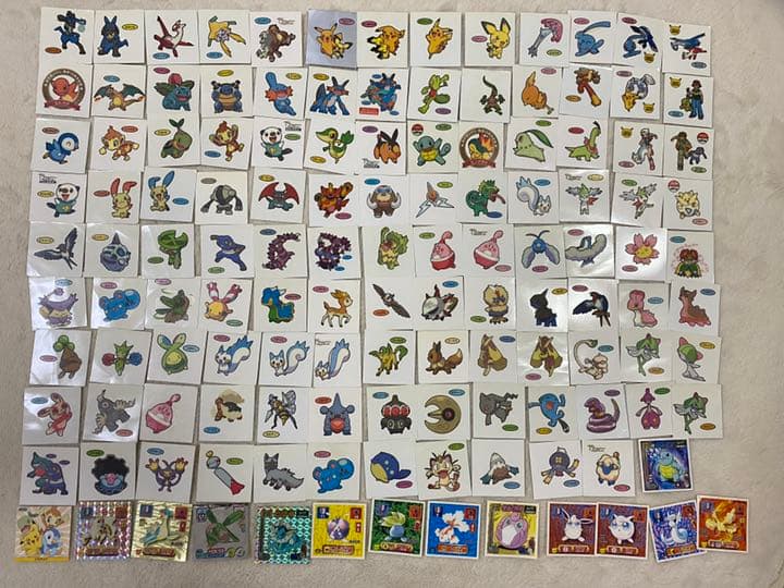 デコキャラシール ポケモンパンシール ポケモンシール 115枚プラスα