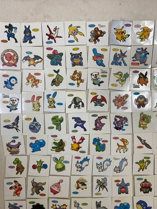 デコキャラシール ポケモンパンシール ポケモンシール 115枚プラスα
