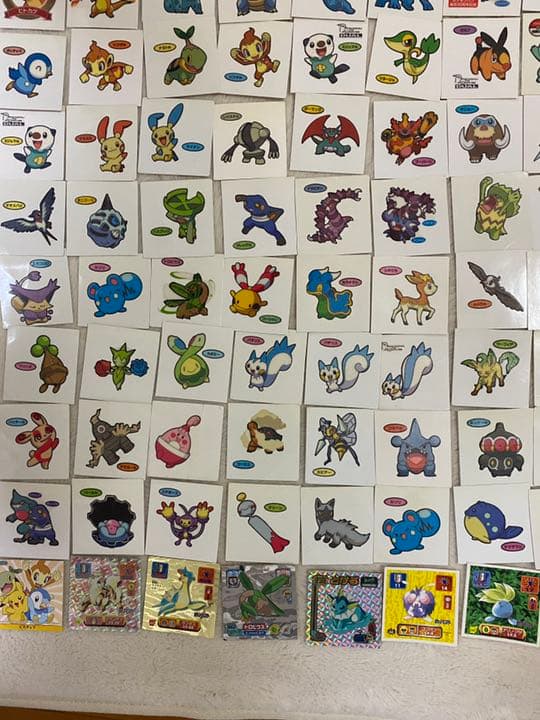 デコキャラシール ポケモンパンシール ポケモンシール 115枚プラスα