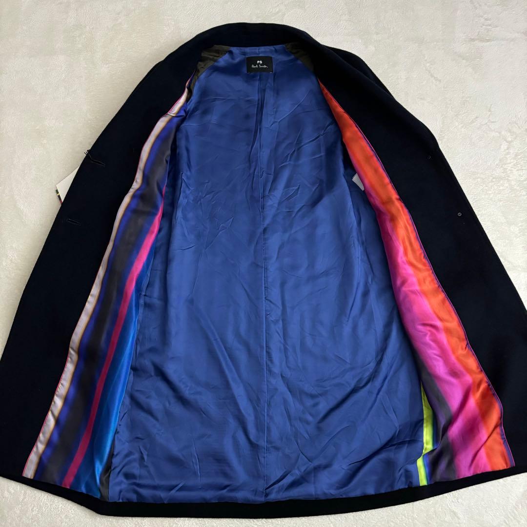 新品未使用 ポールスミス バイカラー カシミヤウール チェスターコート L相当