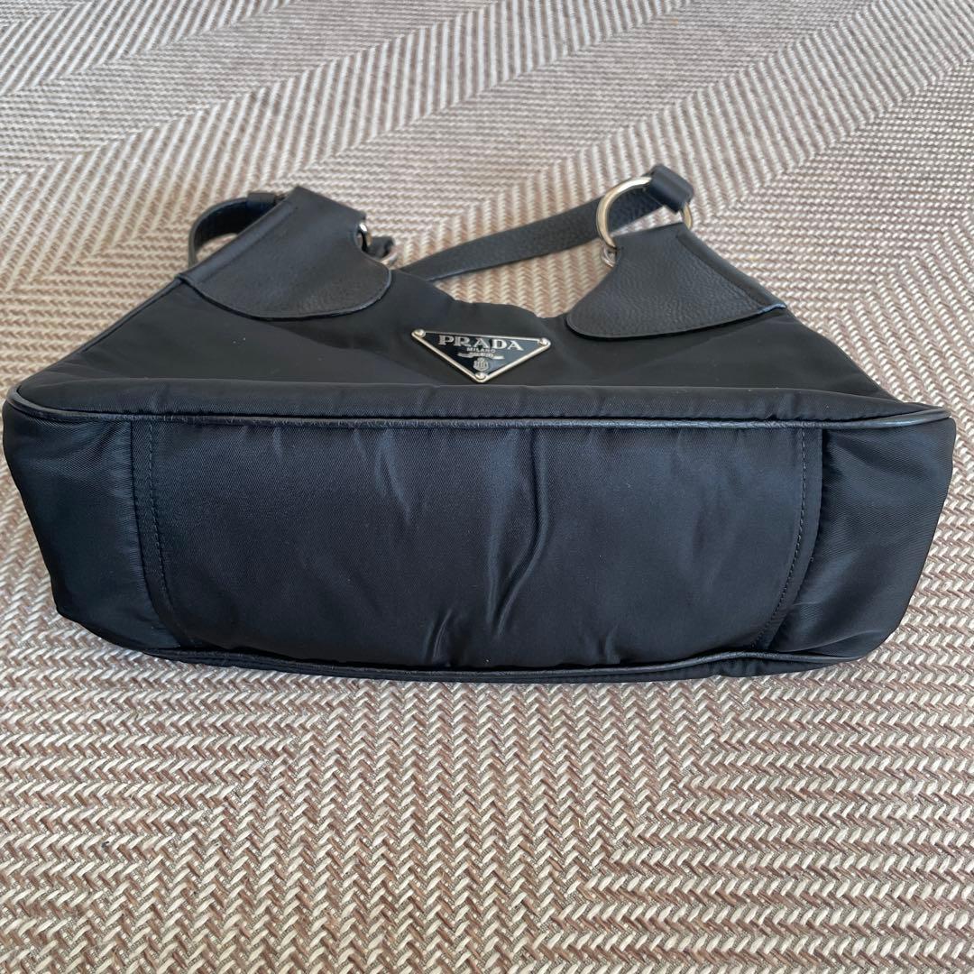 PRADA ショルダーバッグ ブラック ナイロン ワンショルダー プラダ