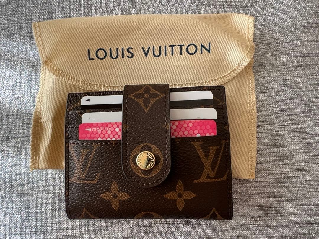 LOUIS VUITTON ルイヴィトン モノグラム 二つ折り財布