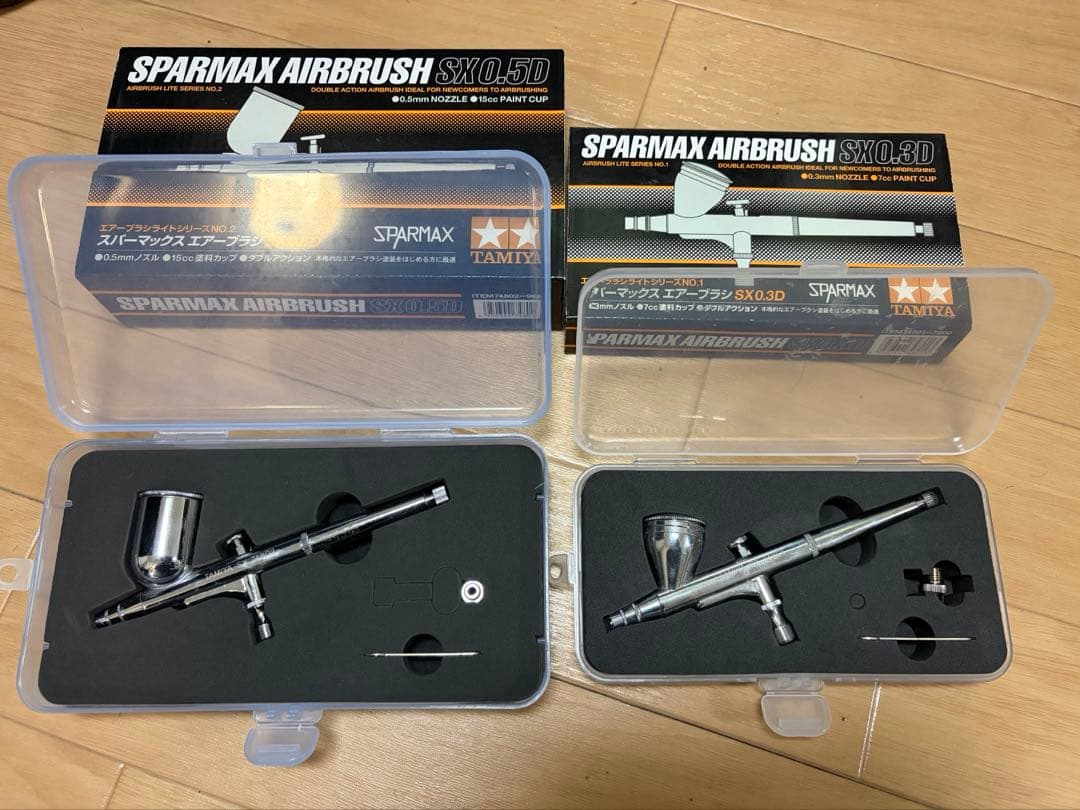 タミヤパワーコンプレッサー　エアブラシ　その他道具セット