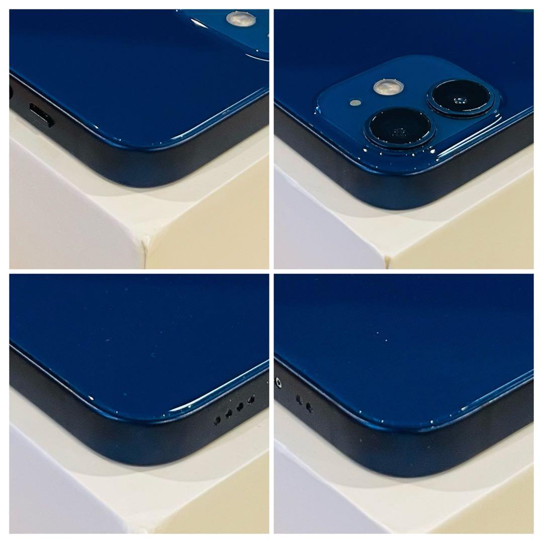 【美品】iPhone12mini ブルー 128GB SIMフリー 100%