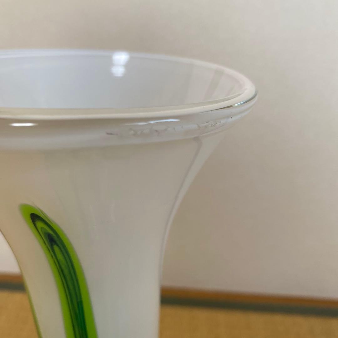 53cm 70`sイタリアヴィンテージハンドメイド花瓶　大型フラワーベース