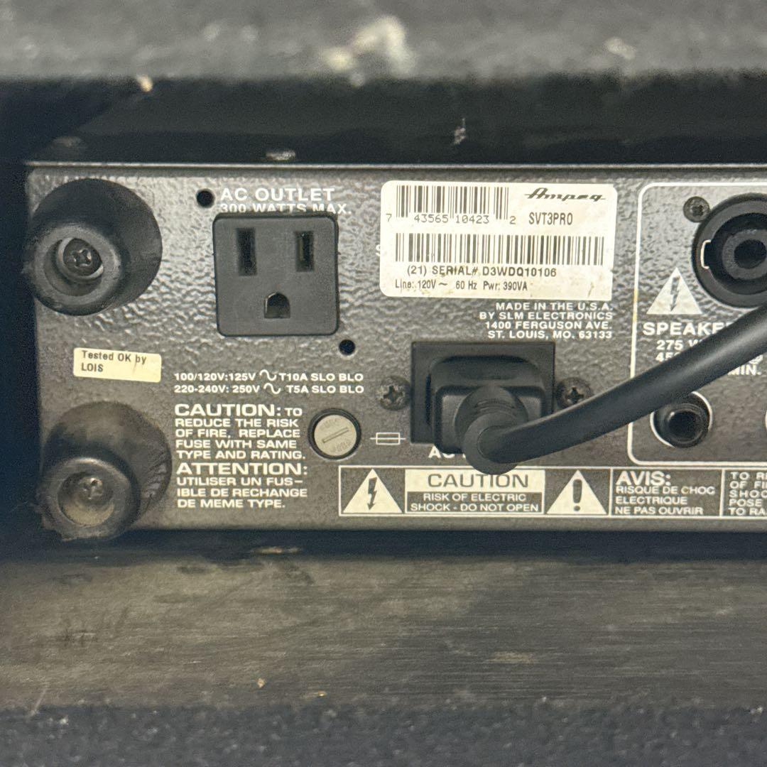Ampeg アンペグ SVT-3 PRO ベースアンプヘッド ハードケース付属