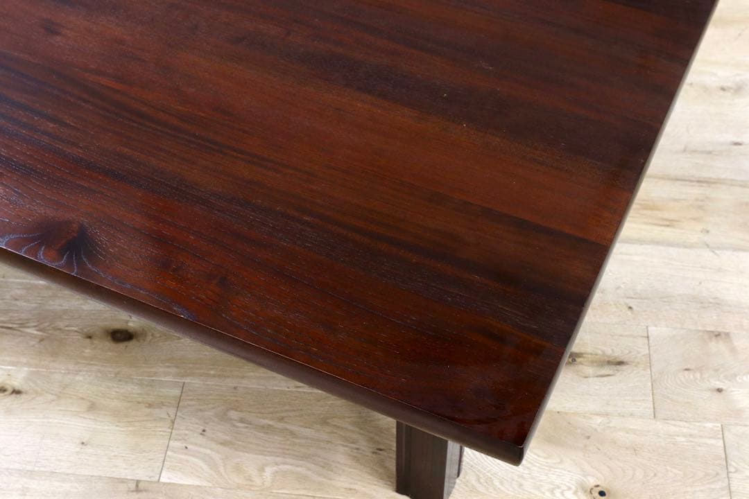 GMHH107○九州民芸家具 欅無垢材 センターテーブル リビングテーブル 座