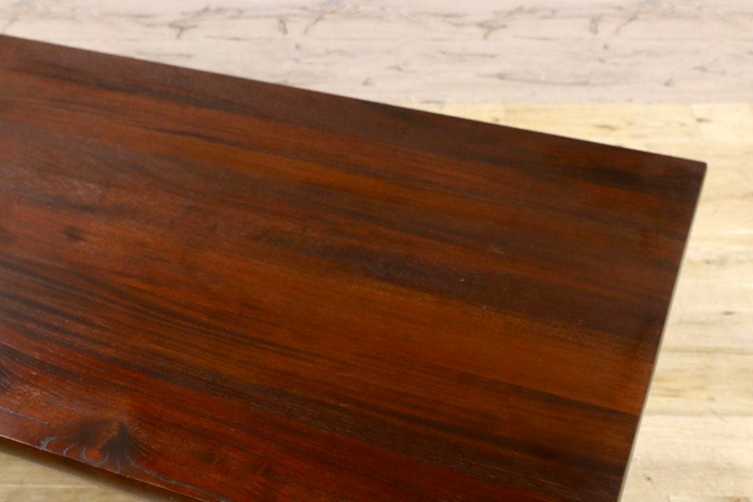 GMHH107○九州民芸家具 欅無垢材 センターテーブル リビングテーブル 座