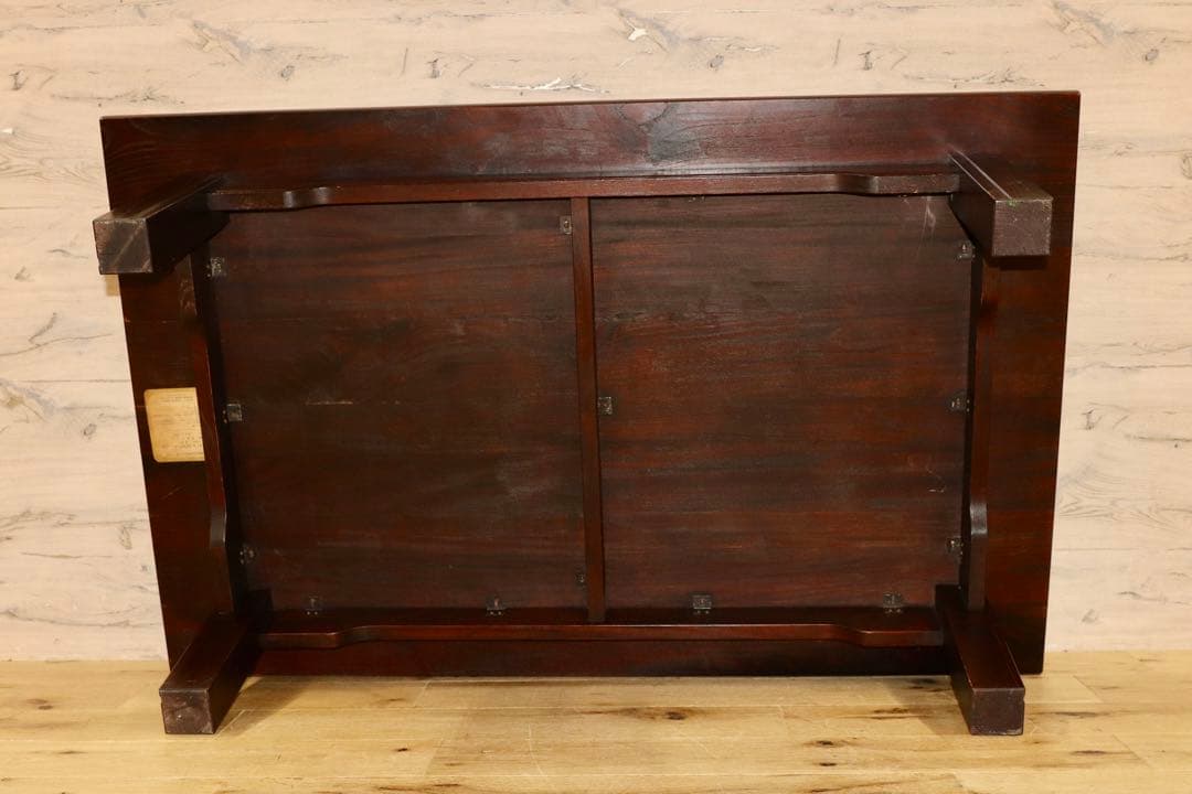 GMHH107○九州民芸家具 欅無垢材 センターテーブル リビングテーブル 座