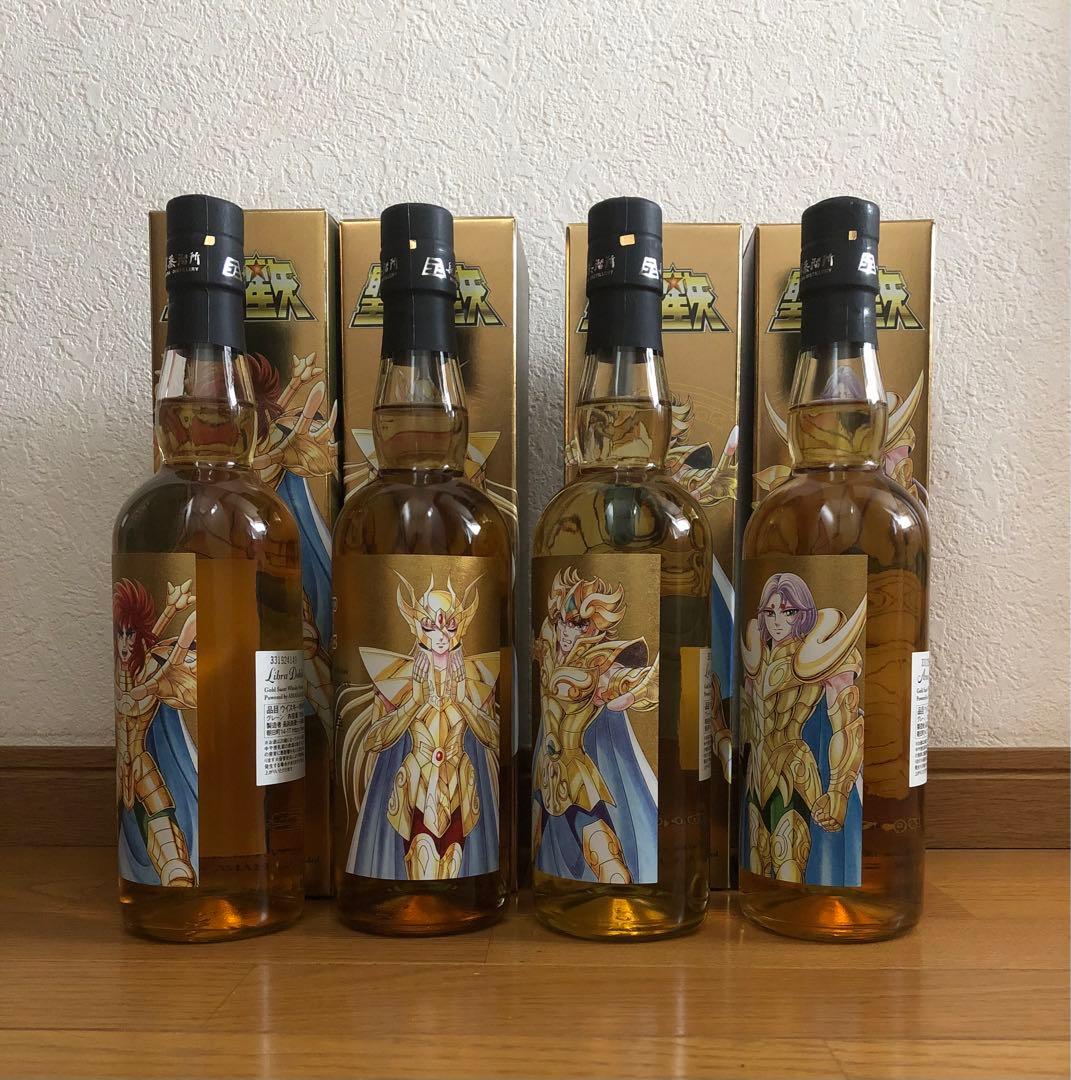 戦鬪士星矢ゴールドセイントウィスキー4本セット