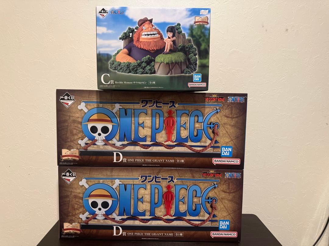 ワンピース一番くじ ドラマティックメモリーズ まとめ売り D賞2個！