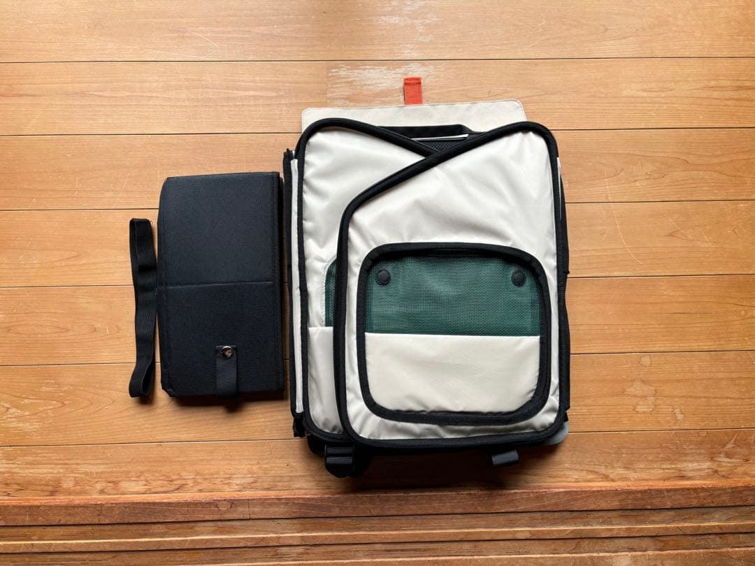 pidan 中型キャリーバッグ グレー/ブラック