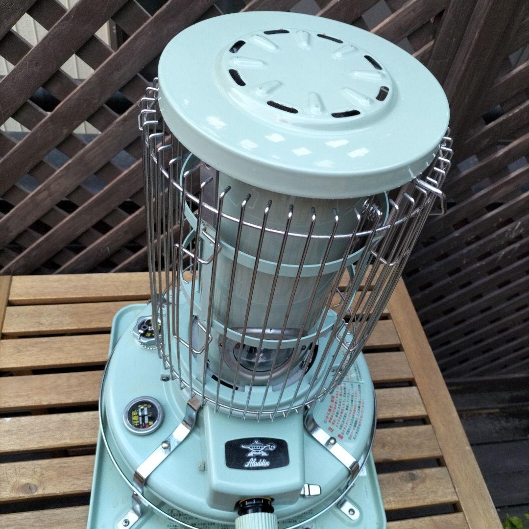 アラジン。メンテナンス済。純正品芯交換済。取説付。グリーン