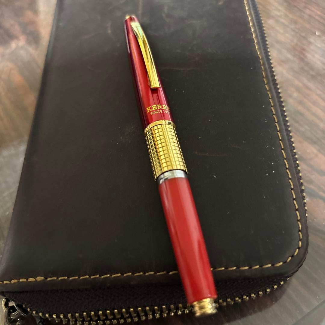 野原工芸特上花梨瘤杢 工房楔花梨紅白 工房楔縮杢 皮のふでばこ ピュアモルト