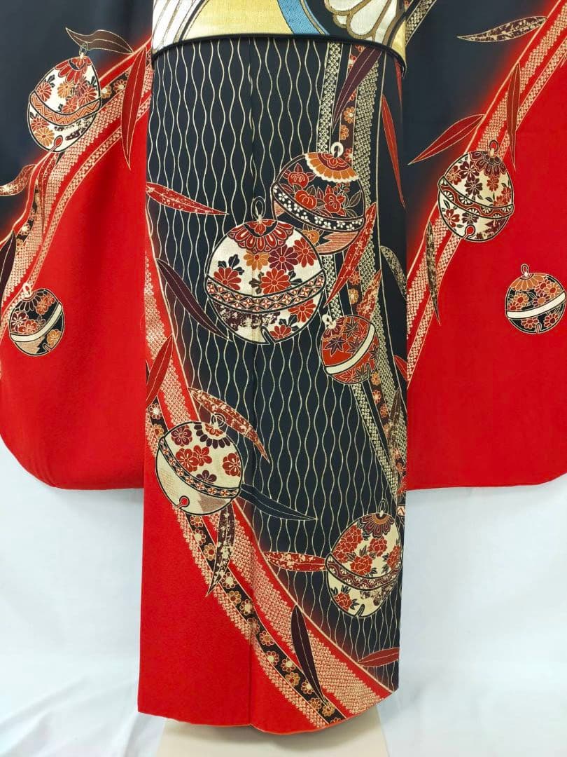 売約済み【WA - modern】★★京友禅振袖3点セット(振袖袋帯長襦袢)★★