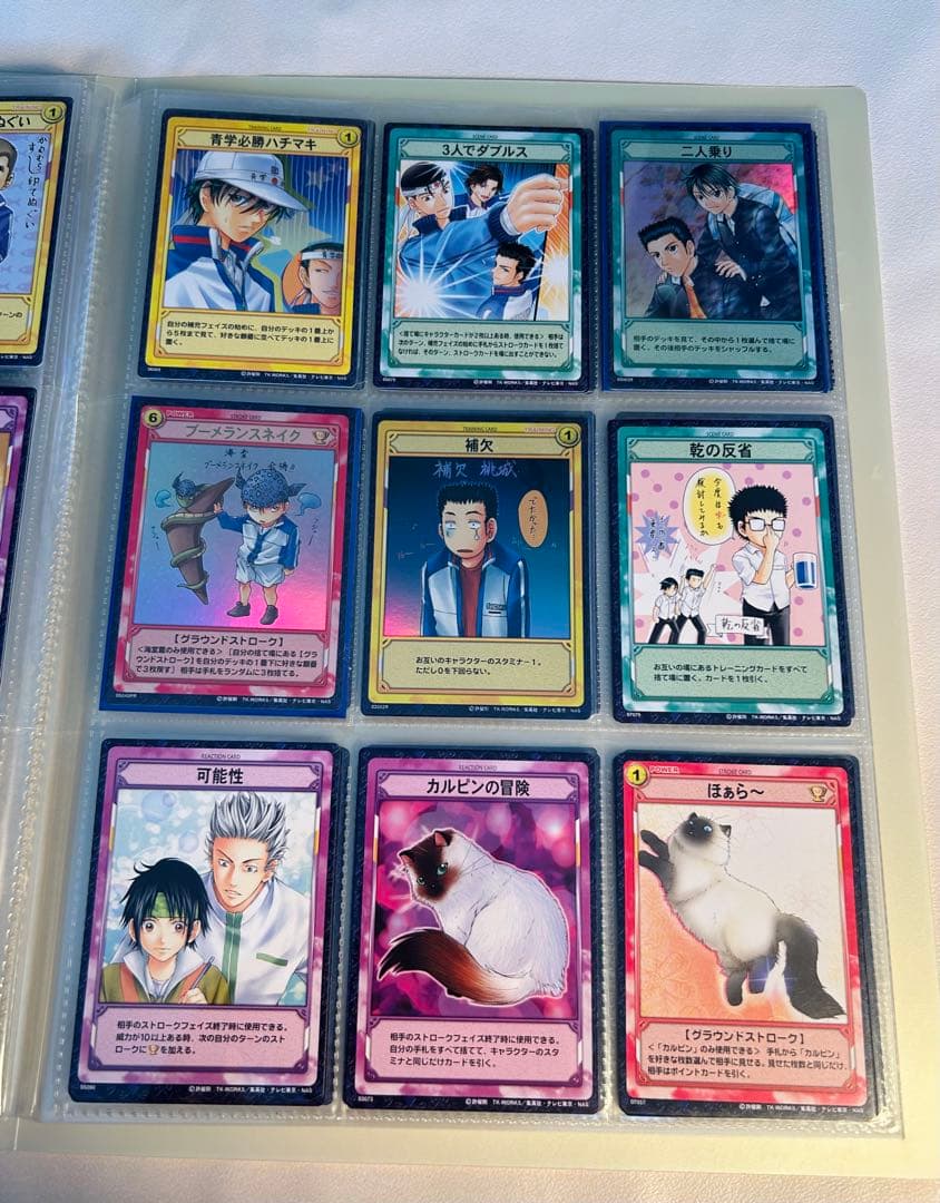【91枚】テニスの王子様 TCGトレーディングカードCHARACTERカード
