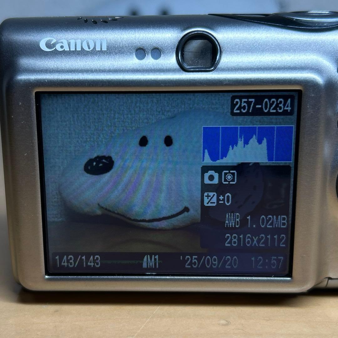 ジャンク　キャノン デジカメ IXY DIGITAL 1000 動作確認済み