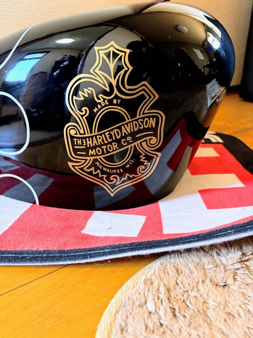 サイモン SIMON ハーレーダビッドソン タンク カバー ブラックフレイム