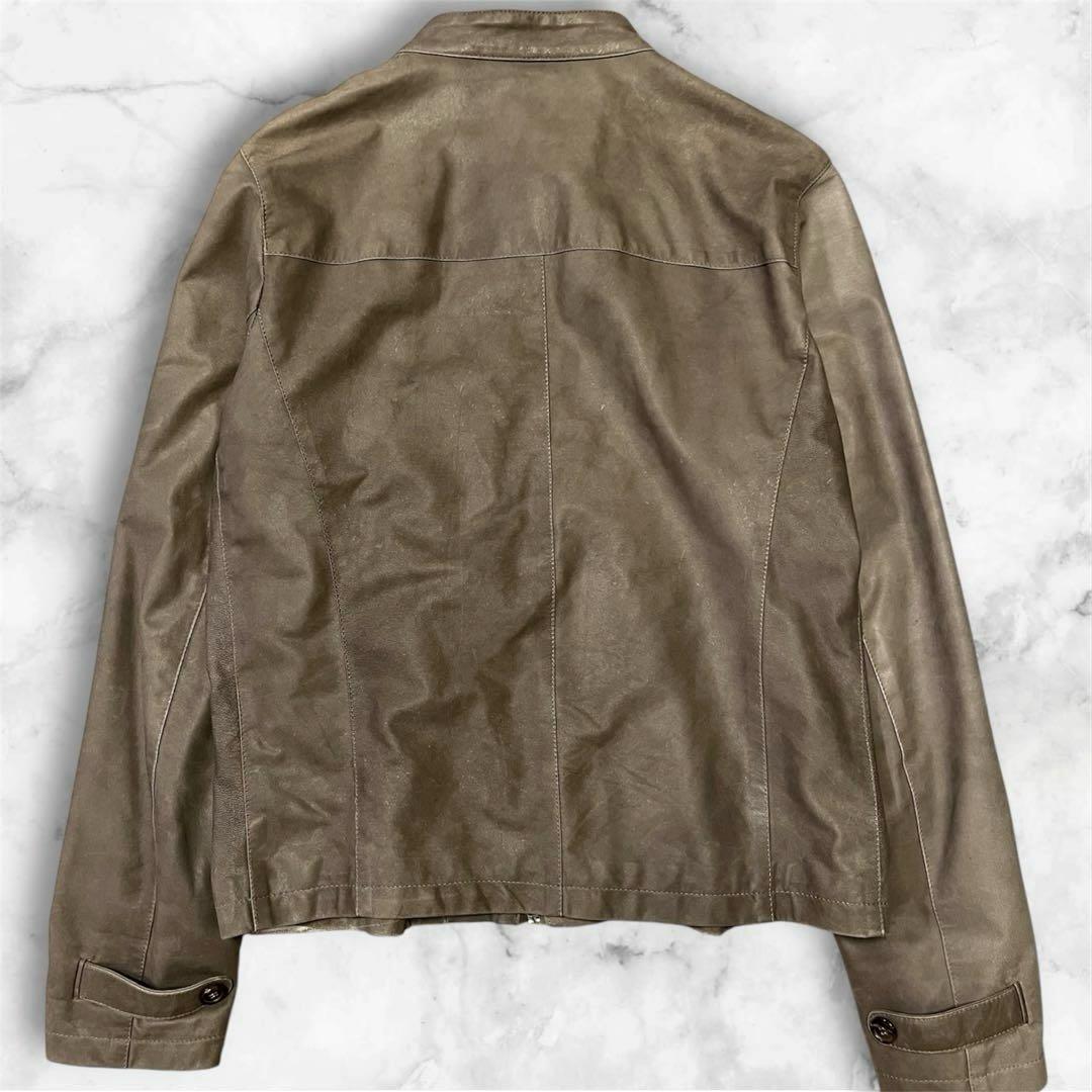 VAZZOLER シングルライダース　VERA PELLE レザー　イタリア製