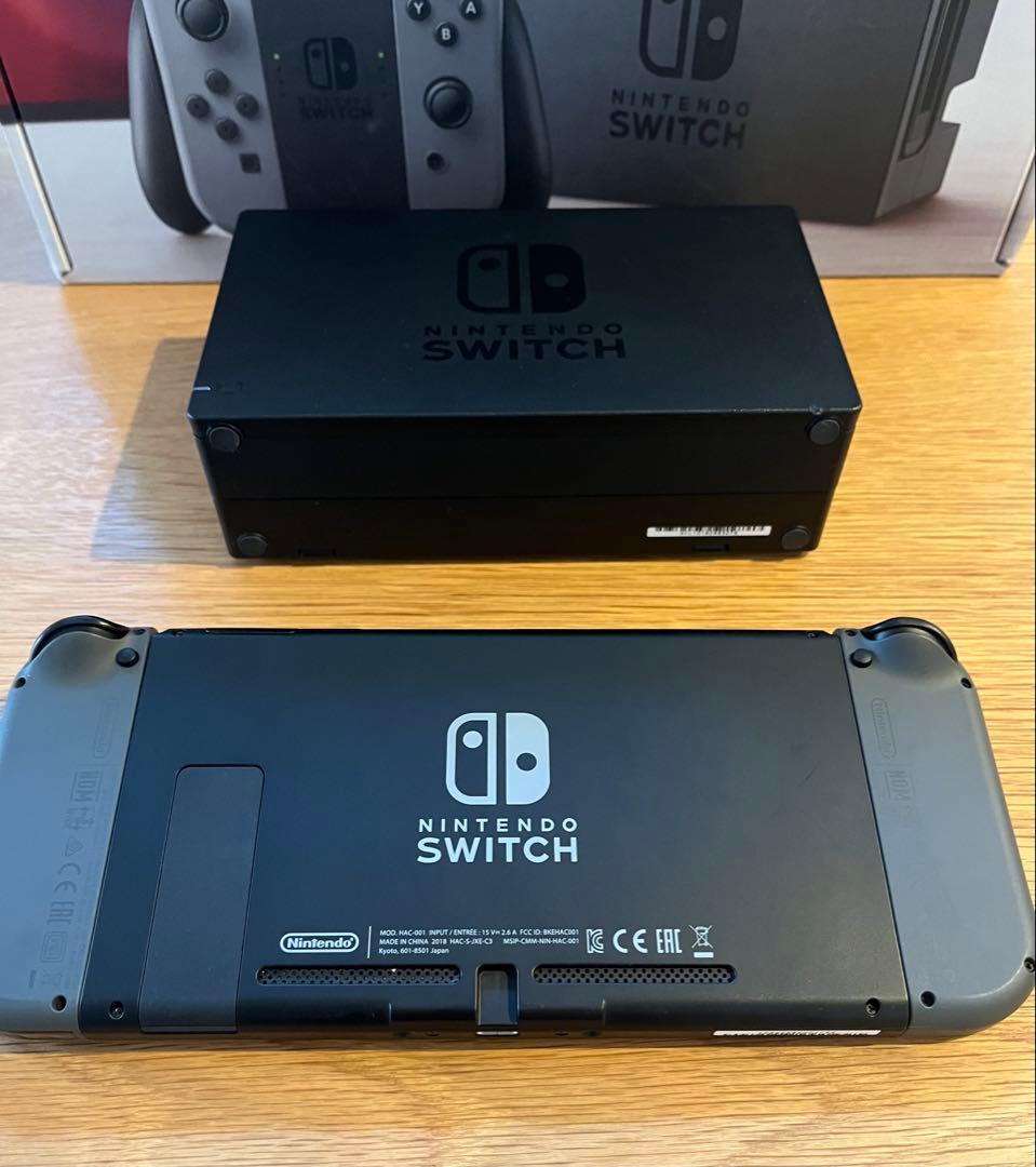 【中古美品★おまけ付き】Nintendo Switch 本体 グレー